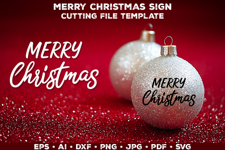 Merry Christmas Silhouette Image 4