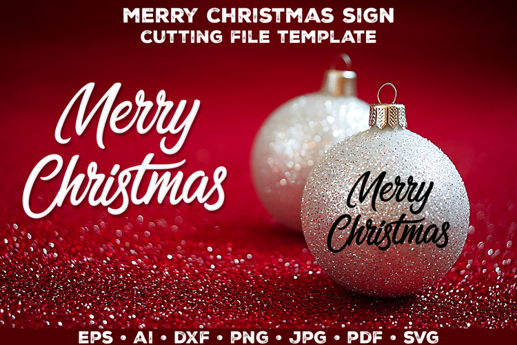 Merry Christmas Silhouette Image 10