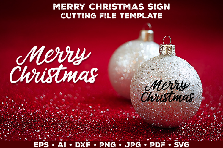 Merry Christmas Silhouette Image 9