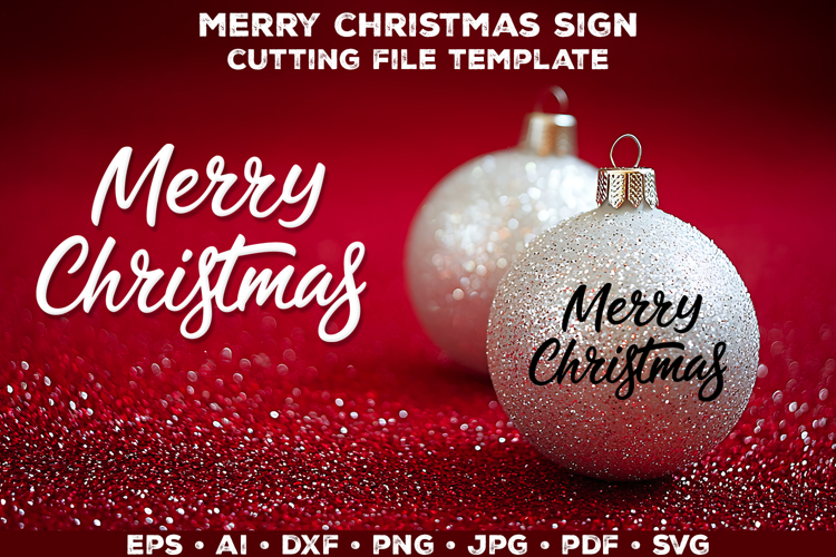 Merry Christmas Silhouette Image 8