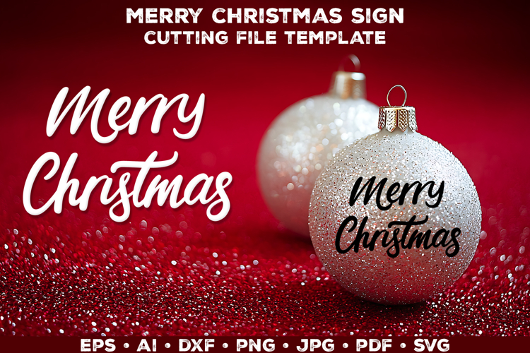Merry Christmas Silhouette Image 7