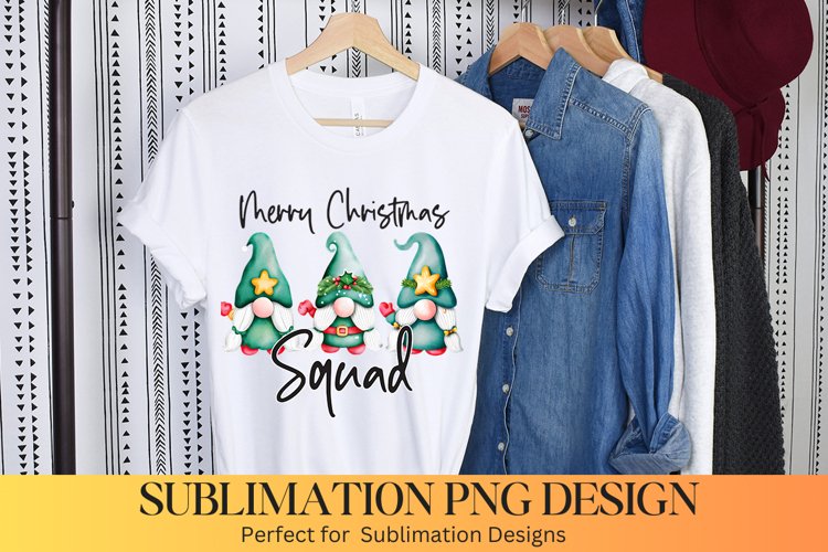 Merry Christmas Squad |Christmas Gnome Sublimation
