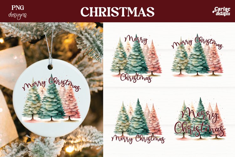 Christmas Ornament Sublimation Designs Image 10
