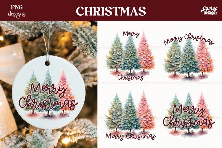 Christmas Ornament Sublimation Designs Image 10