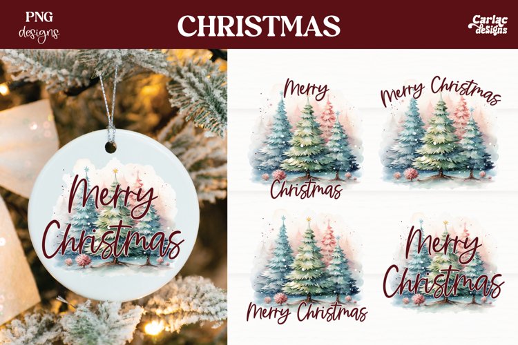 Christmas Ornament Sublimation Designs Image 7