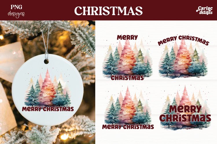 Christmas Ornament Sublimation Designs Image 7