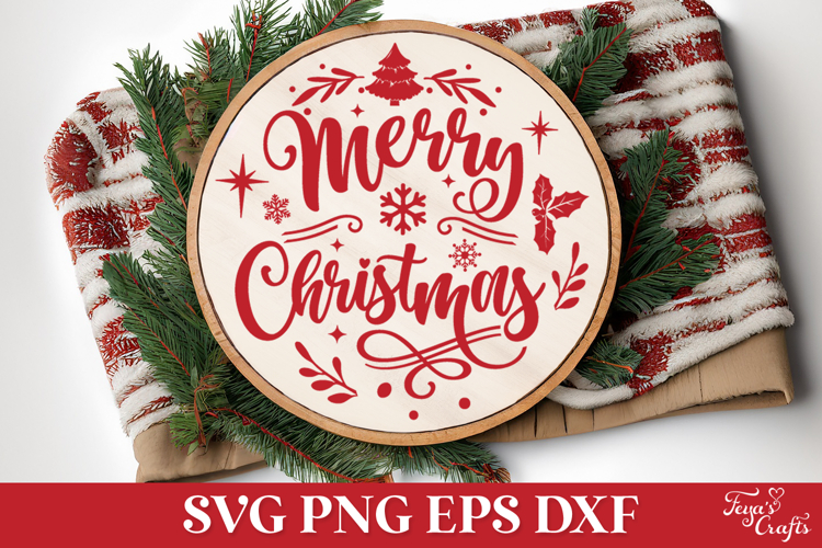 Merry christmas ornament svgs Image 2