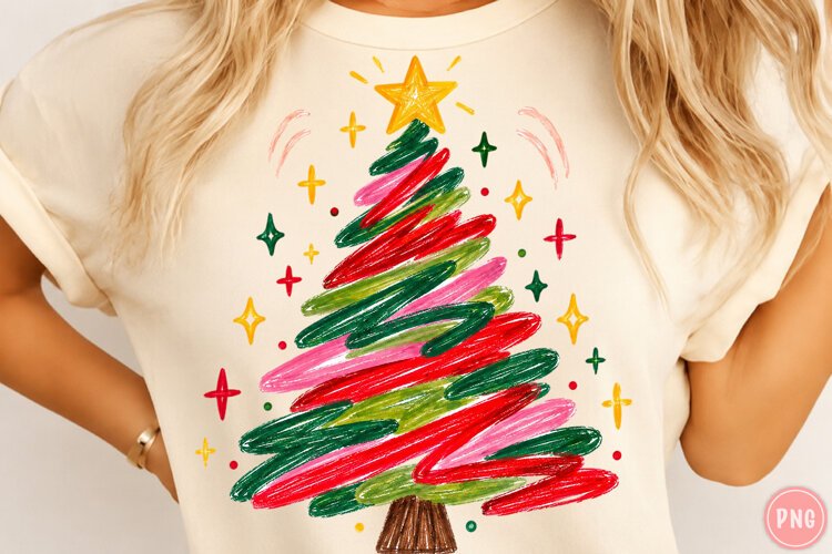 Merry Christmas Tree PNG example image 1