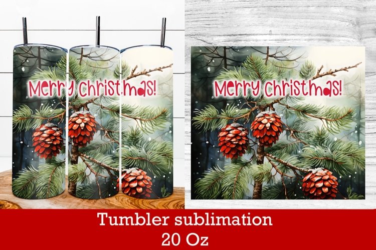 Christmas Tumbler Wrap Image 5