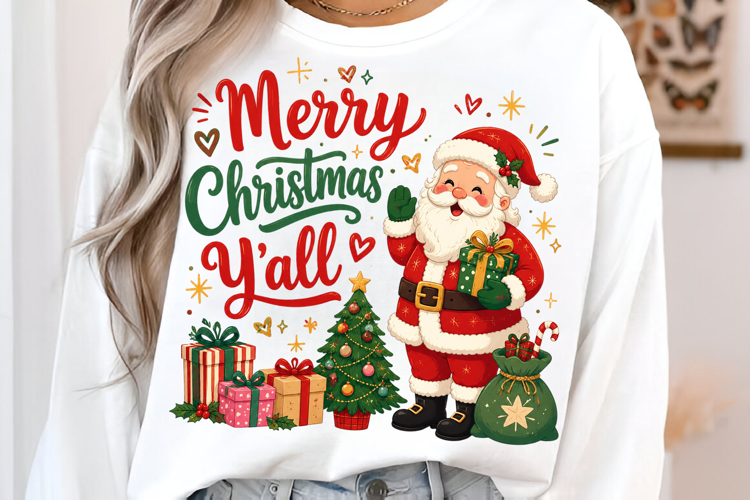 Merry Christmas Y'all PNG