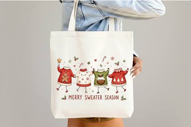 Merry Sweater Season PNG example image 1