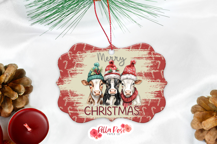 Christmas Cows |Christmas| Benelux Christmas Ornament