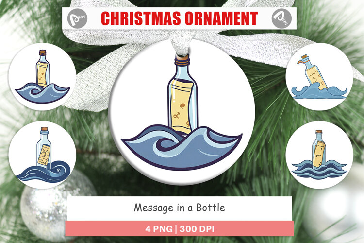 Ornament Message in a Bottle example image 1