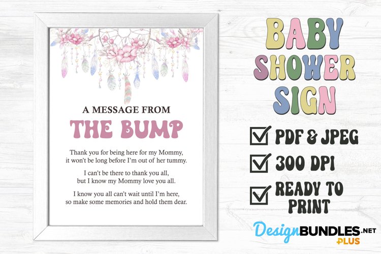 Baby Shower Welcome Sign Image 14