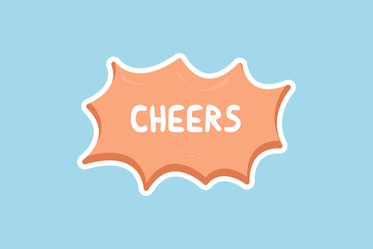 Cheers Message Stickers, Enhancing Communications