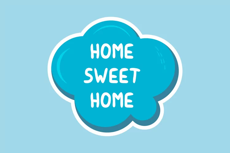 Home Sweet Home Message Stickers, Enhancing Communications