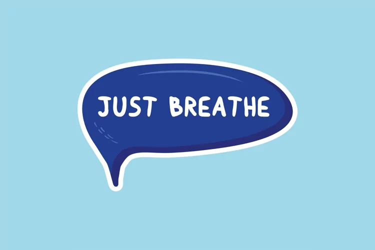 Just Breathe Message Stickers, Enhancing Communications
