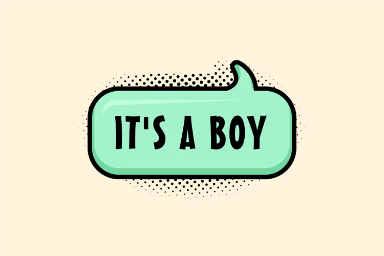 Its A Boy Message Stickers, Enhancing Communications