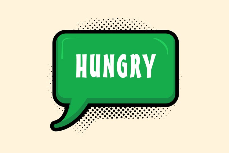 Hungry Message Stickers, Enhancing Communications example image 1