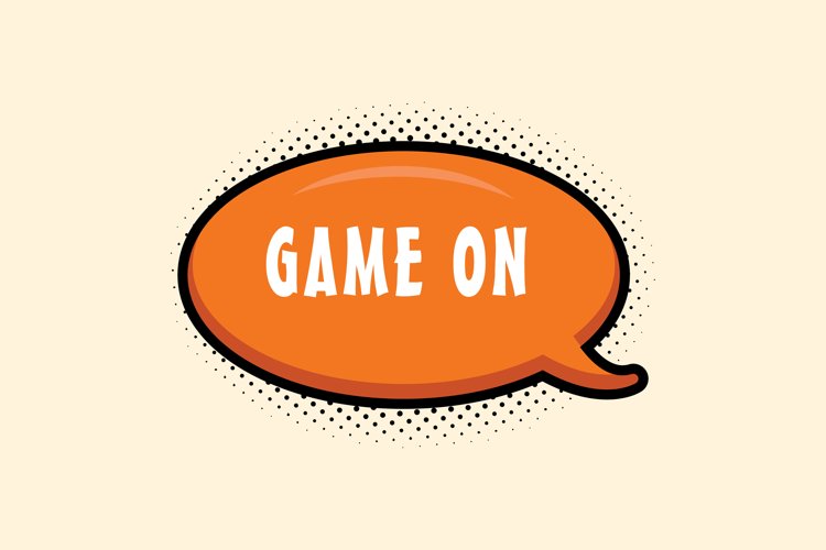 Game on Message Stickers, Enhancing Communications example image 1