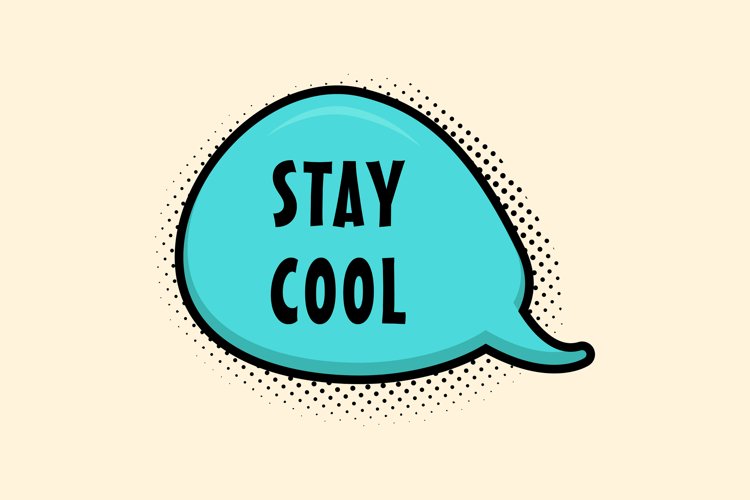 Stay Cool Message Stickers, Enhancing Communications example image 1