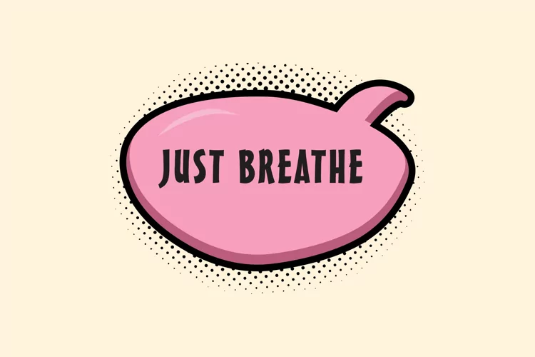 Just Breathe Message Stickers, Enhancing Communications