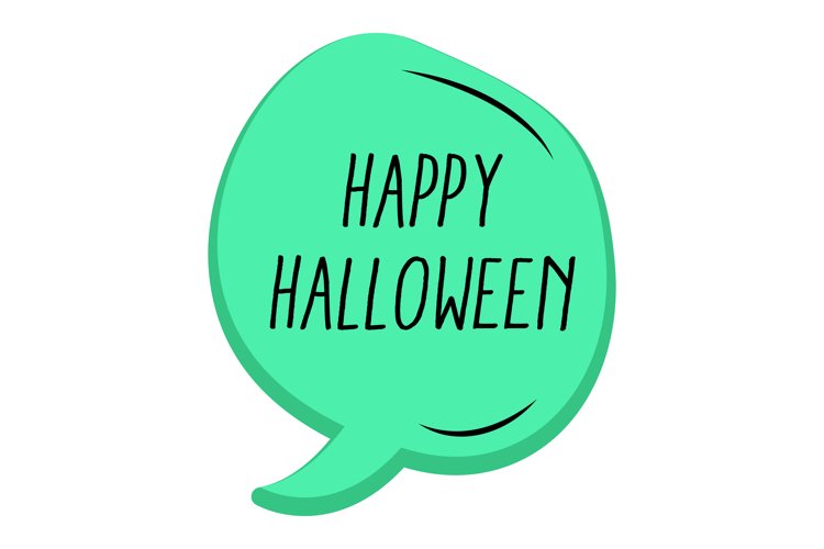 Happy Halloween Message Stickers, Enhancing Communications example image 1