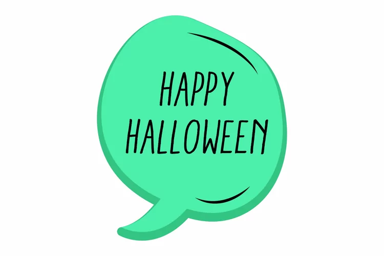 Happy Halloween Message Stickers, Enhancing Communications
