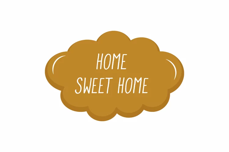 Home Sweet Home Message Stickers, Enhancing Communications