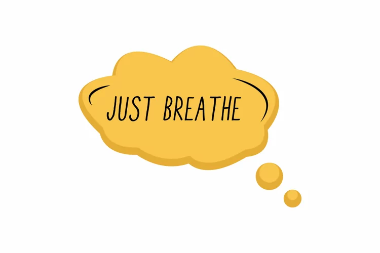 Just Breathe Message Stickers, Enhancing Communications