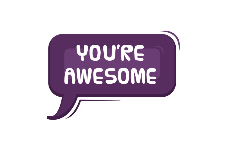 Youre Awesome Message Stickers, Enhancing Communications
