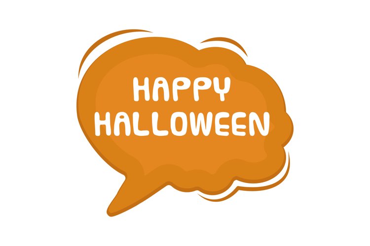 Happy Halloween Message Stickers, Enhancing Communications example image 1