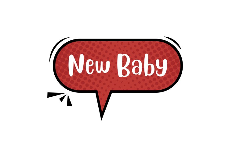 New Baby Message Stickers Enhancing Communications example image 1