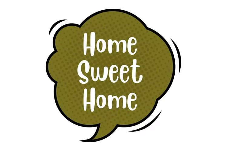 Home Sweet Home Message Stickers, Enhancing Communications
