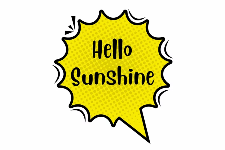 Hello Sunshine Message Stickers, Enhancing Communications