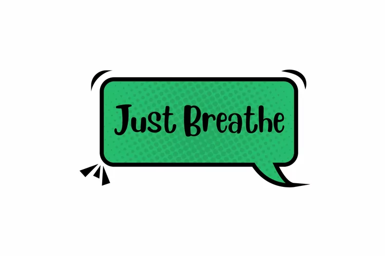 Just Breathe Message Stickers, Enhancing Communications