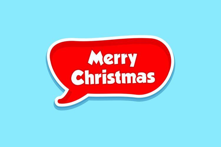 Merry Christmas Clipart Image 6