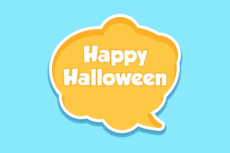Happy Halloween Message Stickers, Enhancing Communications