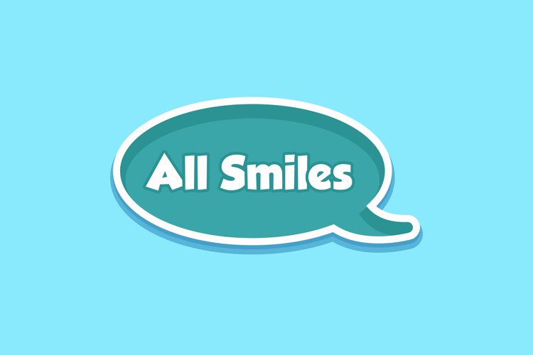 All Smiles Message Stickers, Enhancing Communications example image 1