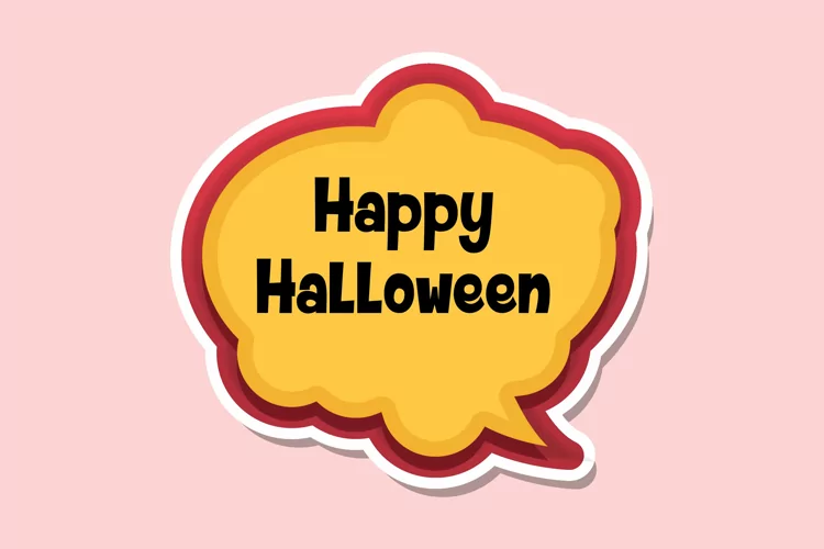 Happy Halloween Message Stickers, Enhancing Communications