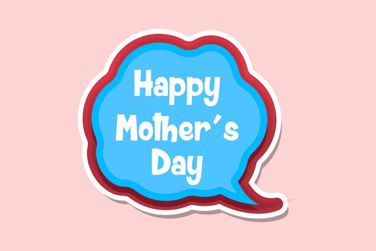Happy Mother's Day Message Stickers, Enhancing Communication example image 1
