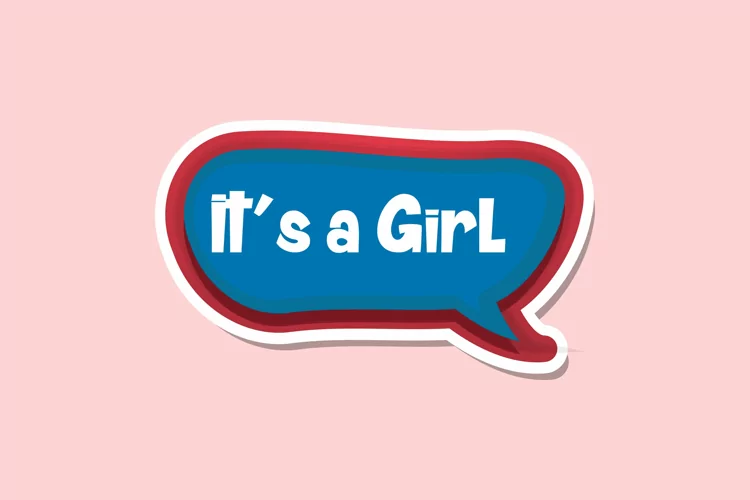 It's a Girl Message Stickers, Enhancing Communications