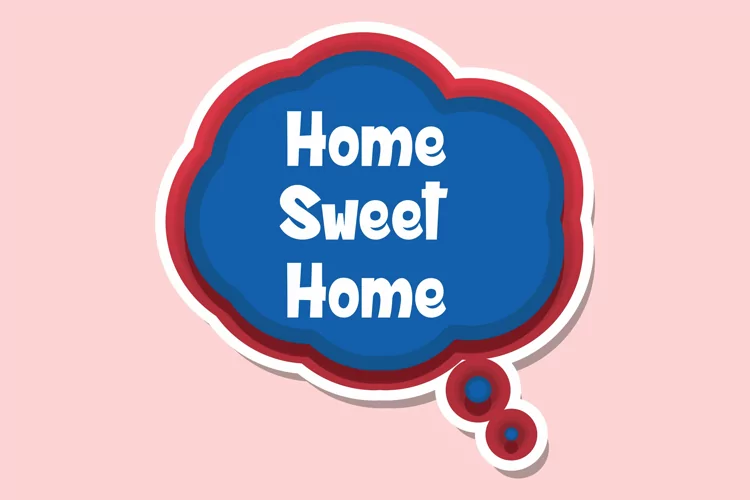 Home Sweet Home Message Stickers, Enhancing Communications