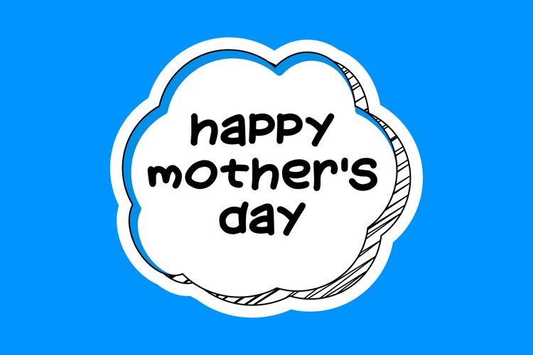 Happy Mother's Day Message Stickers, Enhancing Communication example image 1