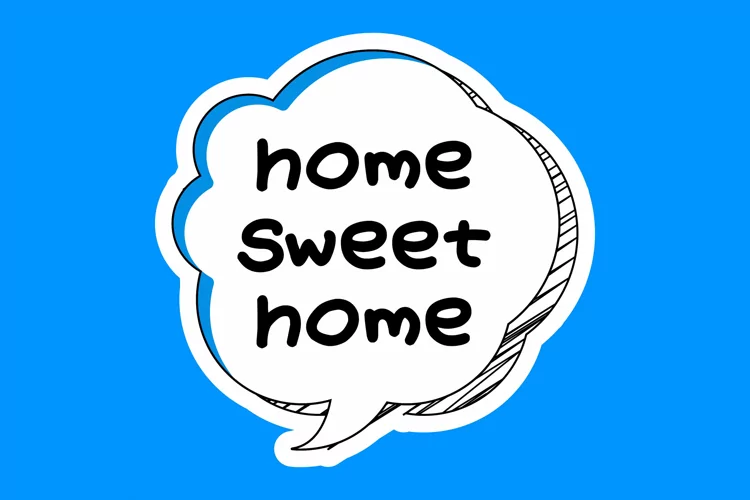 Home Sweet Home Message Stickers, Enhancing Communications
