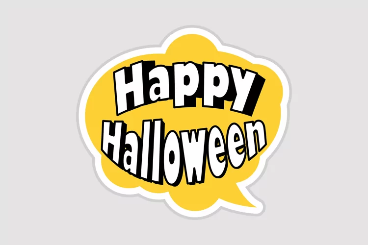 Happy Halloween Message Stickers, Enhancing Communications