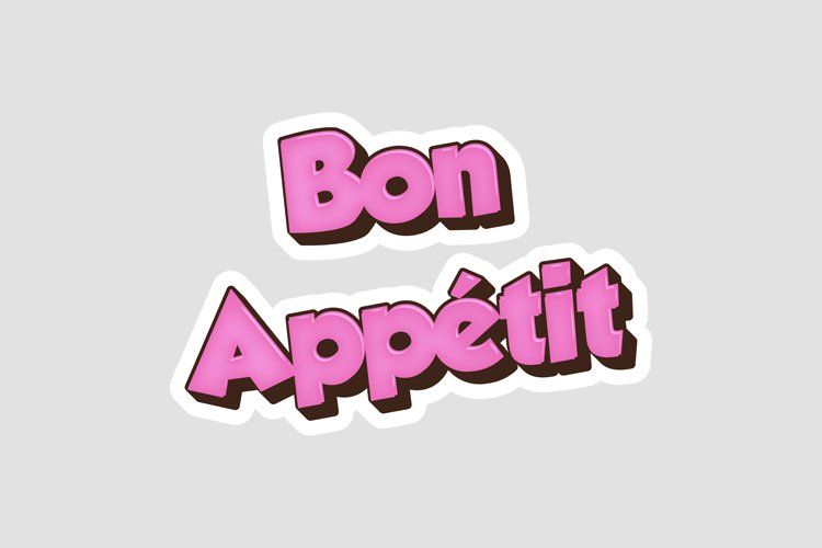Bon Appétit Message Stickers, Enhancing Communications