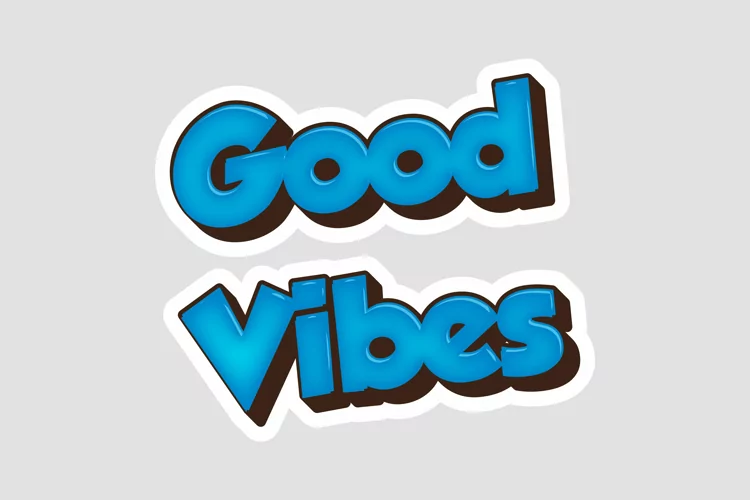 Good Vibes Message Stickers, Enhancing Communications