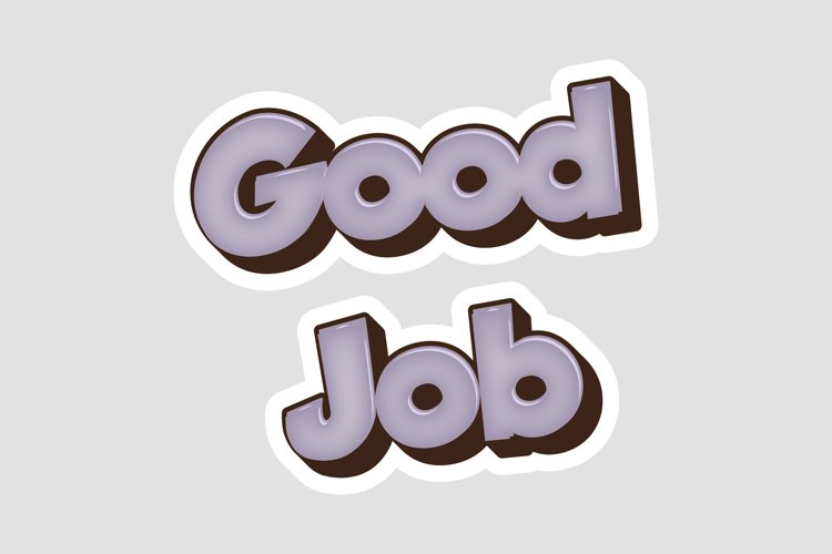 Good Job Message Stickers, Enhancing Communications example image 1