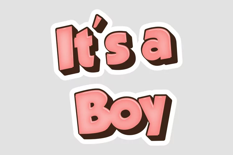 It's a Boy Message Stickers, Enhancing Communications